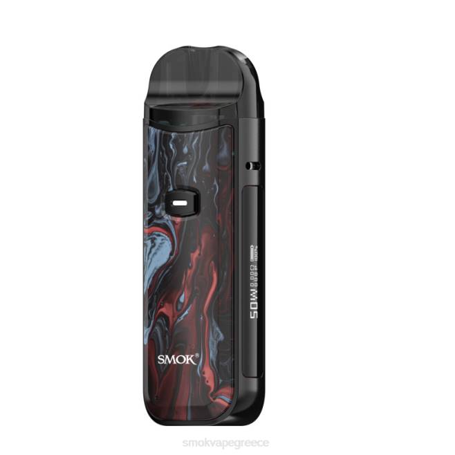 SMOK Nord Κιτ 50w - SMOK vape mod μαύρο κόκκινο μάρμαρο 2L4H164
